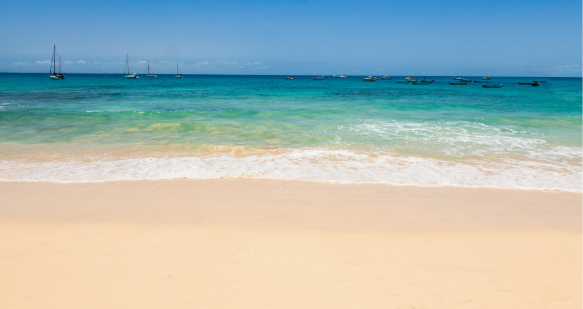 strand - sal, kap verde